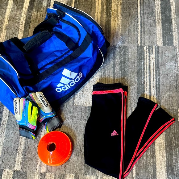 Adidas Pink Strip Track Jogger Small - Picture 2 of 8